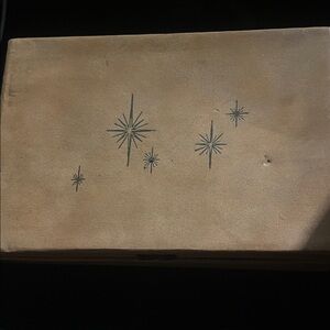 Tan Box with Star Design